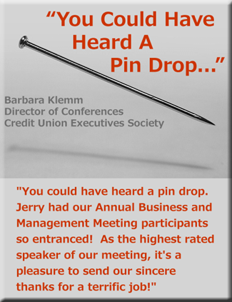 Credit Union Exec Society - Applauds Dr.Teplitz